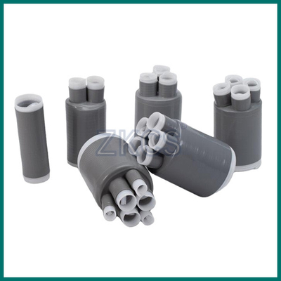 Sambungan transisi breakout kabel daya cold shrink tahan air ganda