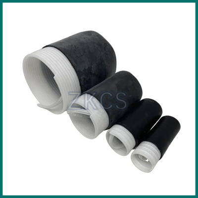 Tahan air EPDM Cold Shrink End Caps memberikan perlindungan fisik untuk kabel dan pipa