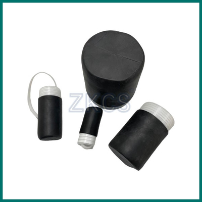 Sebuah segel yang dapat diandalkan Cold Shrink Rubber EPDM End Cap melindungi ujung kabel dari kerusakan lingkungan