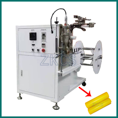 Otomatis PP PE Strip Spiral Winding Machine Hot Air Style 25-150mm