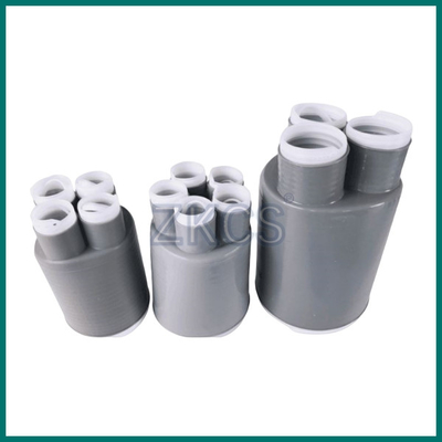 Sepatu Breakout Kabel Tegangan Tinggi Karet Silikon Cold Shrink Cable End Caps