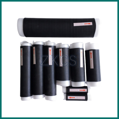 Hitam Isolasi Silikon Cold Shrink Tube 2.0mm Aksesoris Kabel Listrik Anti Gores