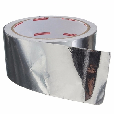 Waterproof Seal Sliver Aluminium Foil Duct Adhesive Tape Seaming Anti Bocor 0.1mm