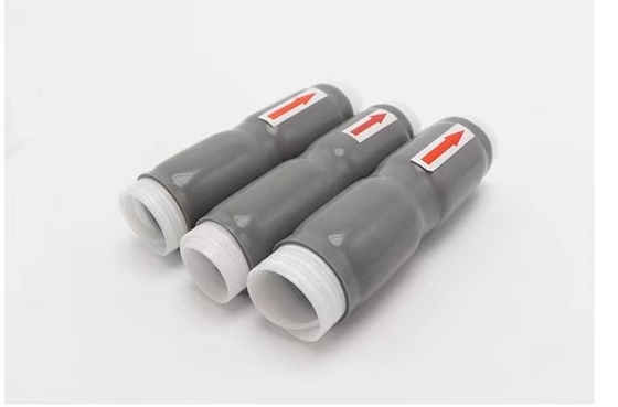 Light Grey Silicone Shrink Tube Isolasi Mekanik Yang Baik Ketebalan 2.0mm
