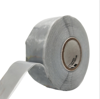 Self Fusing Silicone Rubber Tape Listrik Suhu Tinggi 70 0.3mm