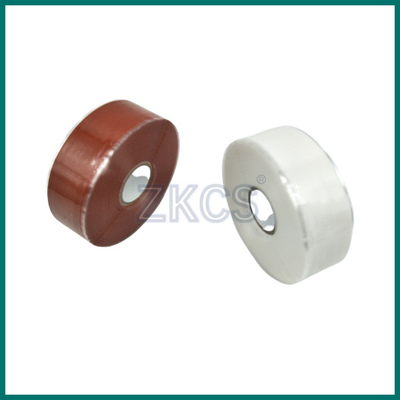 19mm Flame Retardant Cold Shrink Kabel Aksesoris Self Fusing Silicone Tape