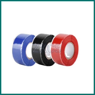 Self Fusing UV waterproof Tape Flame Retardant Hitam Biru Merah Warna