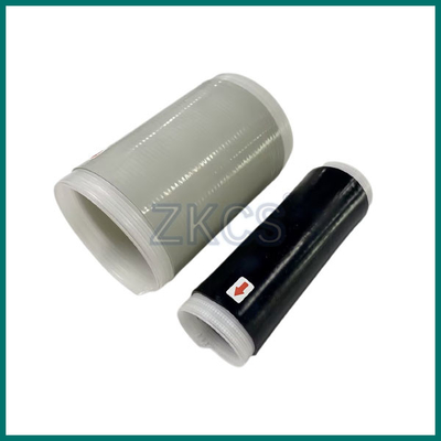 Silikon Hitam / Grey Cold Shrink Tube Untuk Jumper 1/2 '', Kepala Din dan Jumper konektor