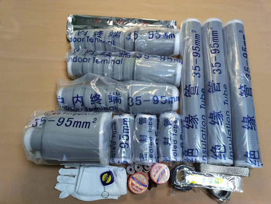 Cold Shrink 3 inti kabel Breakout (1~36kV) Digunakan untuk kabel terminasi dan pelindung isolasi bersama