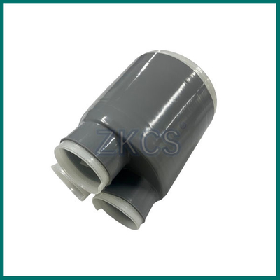Karet silikon abu-abu gelap 3 Way Cold Shrink Kabel Breakout Boot untuk perlindungan fase kabel individu