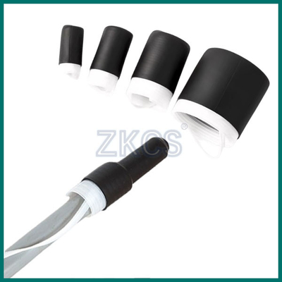 Tutup End End Epdm Cold Shrink Cap diposisikan di ujung berbagai kabel