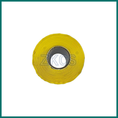 Resistensi busur kuning Tape Silicone Self-Fusion untuk kepala kabel 15KV isolasi dan perlindungan