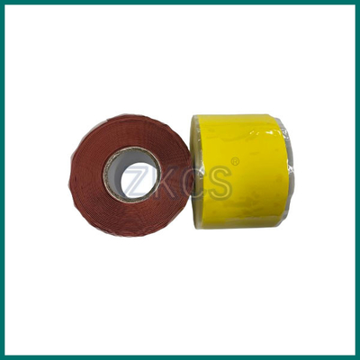 Resistensi busur kuning Tape Silicone Self-Fusion untuk kepala kabel 15KV isolasi dan perlindungan