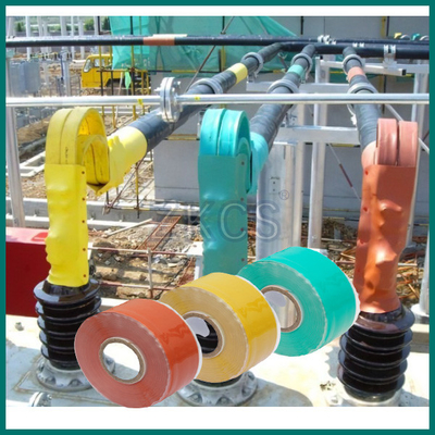 5m Electrical Self Amalgamate Silicone Rubber Tape Untuk Isolasi Bus Bar Di Transformer