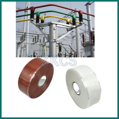 5m Electrical Self Amalgamate Silicone Rubber Tape Untuk Isolasi Bus Bar Di Transformer