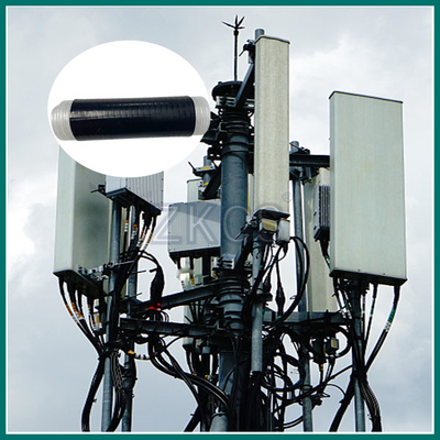 Tabung penyempitan silikon kedinginan tahan air untuk antena dan sistem koneksi feeder