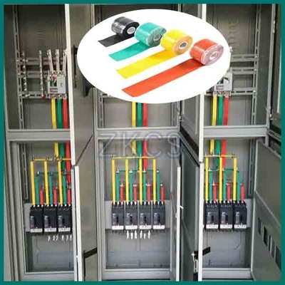 Self Fusing Silicone Tape Tegangan tinggi Digunakan untuk perlindungan isolasi lemari listrik