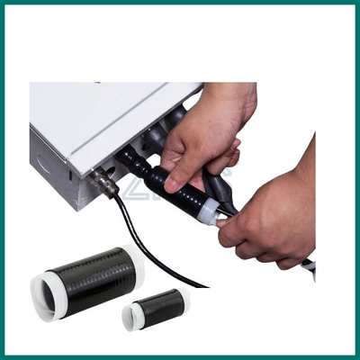 Silikon 1KV Cold Shrink Tubes Pre-terentang Untuk Power Listrik Dan kabel Koneksi