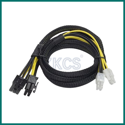 Kualitas Baik Retardant Flame PET Berliku Expandable Sleeve Untuk Kabel Dan Kawat