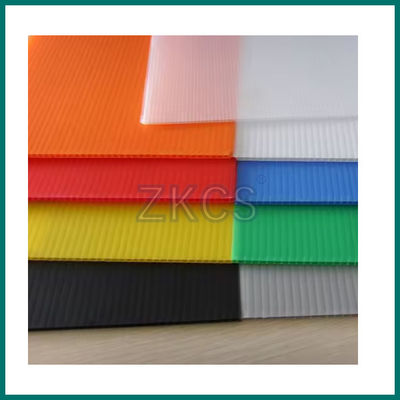 Durable and Lightweight PP Corrugated Sheet | Polypropylene Hollow Sheet for Packaging, Printing, and Construction