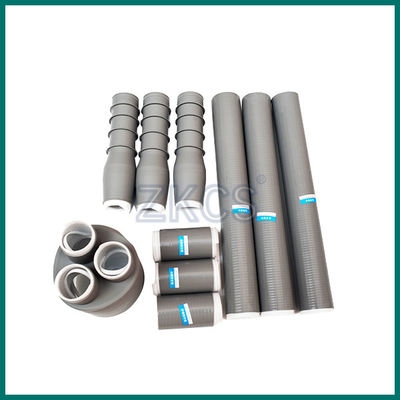 Industri Pertambangan Cold Shrink Cable Accessories Kit 10KV Three Core