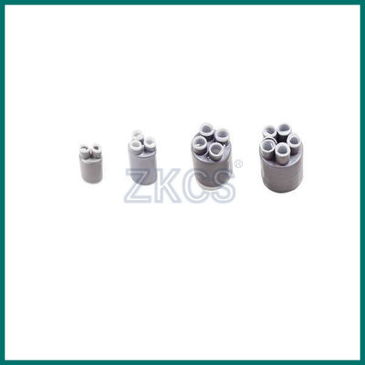 Diperluas 35KV Heat Shrink Cable Breakout Boots Silicon Rubber 3 Cores