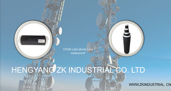 Expanded EPDM Rubber Cold Shrink Tube 9.0MPa Untuk Industri Telekomunikasi