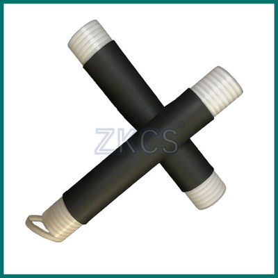 1KV EPDM Cold Shrink Jacket Hitam Alkali Resistant Untuk Power Cable Splicing